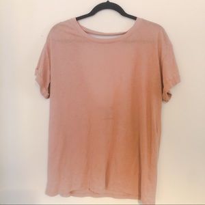 Peach/light mauve top